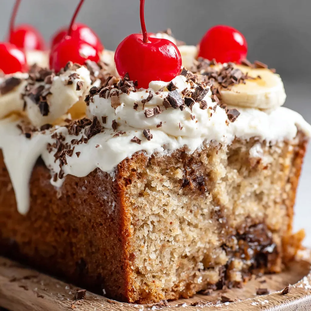 Rebel Float Frosted Banana Bread