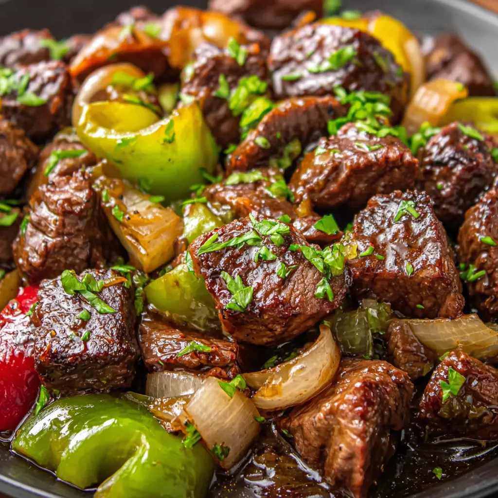 Crockpot Mississippi Steak Bites