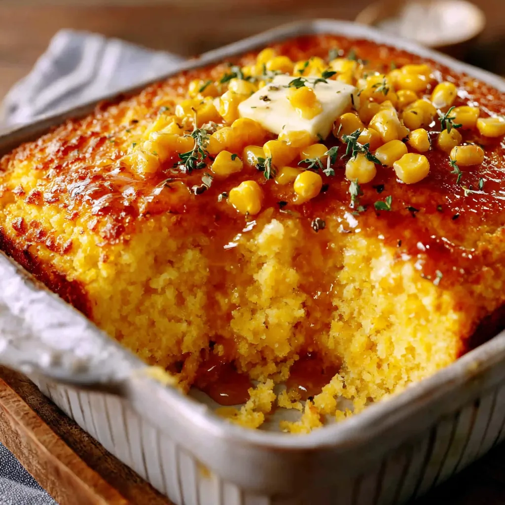 Sweet Harmony Honey-Glazed Corn Casserole