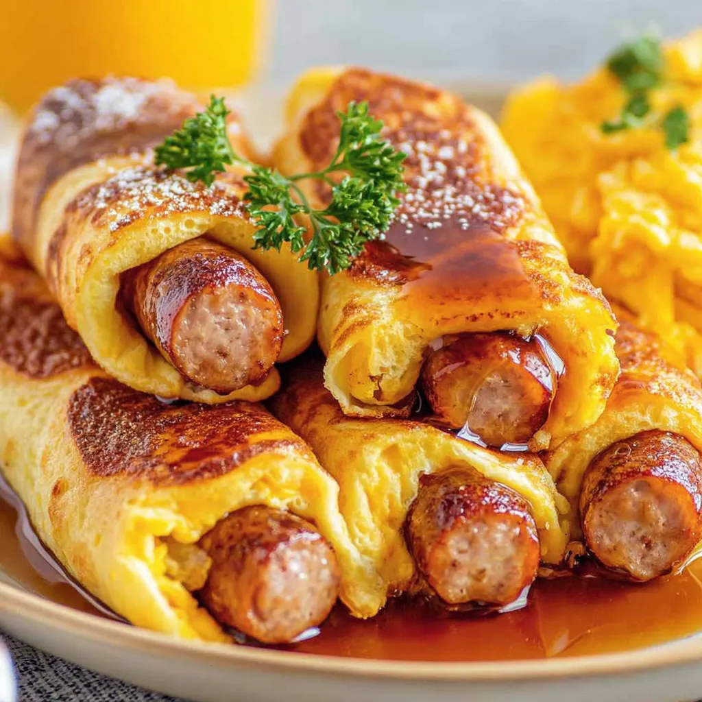 Breakfast Pigs in a Blanket