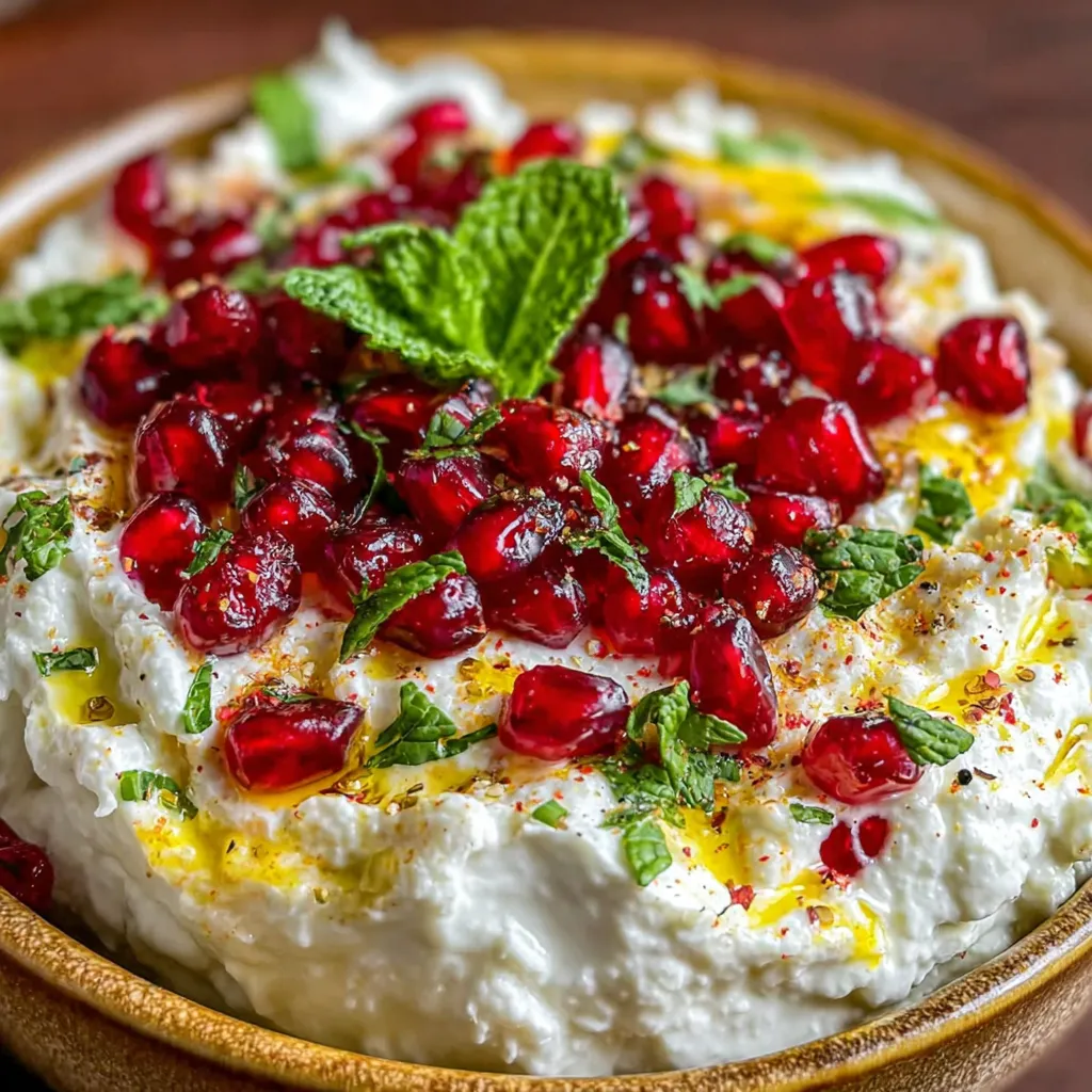 Pomegranate Feta Cheese Dip