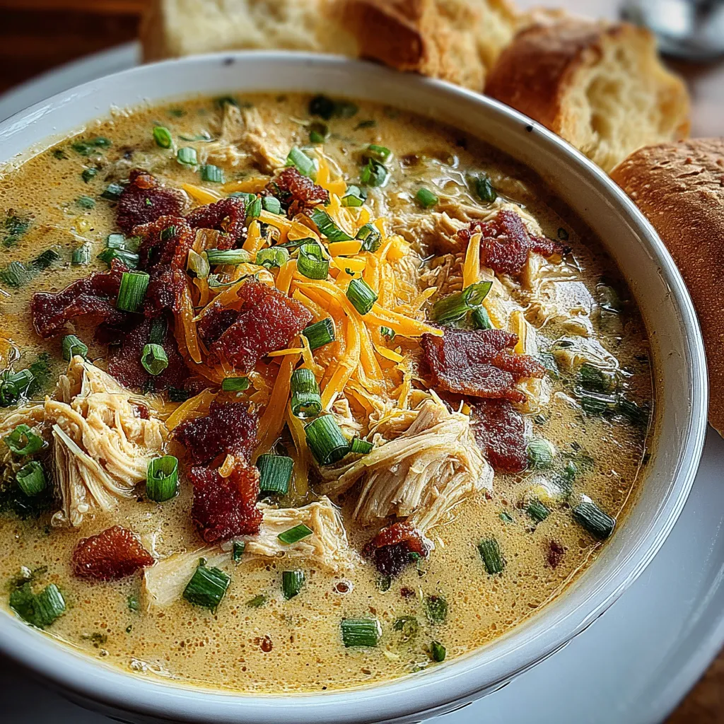 Creamy Chicken Bacon Soup