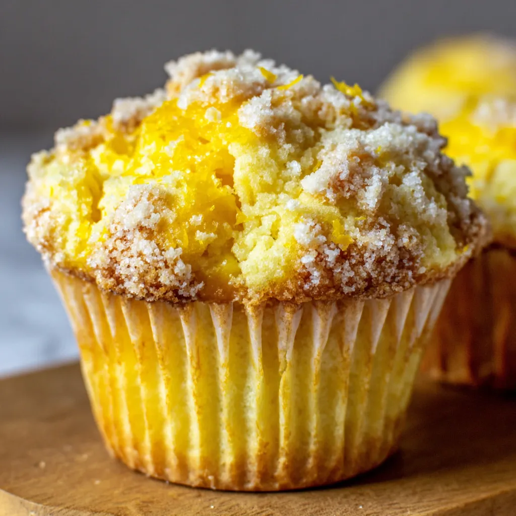 Lemon Curd Muffins