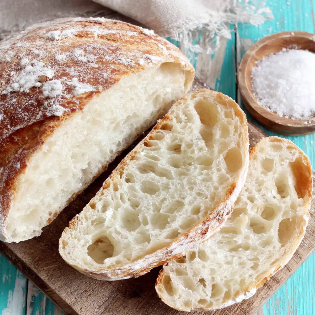 Rustic Italian Crusty Bread