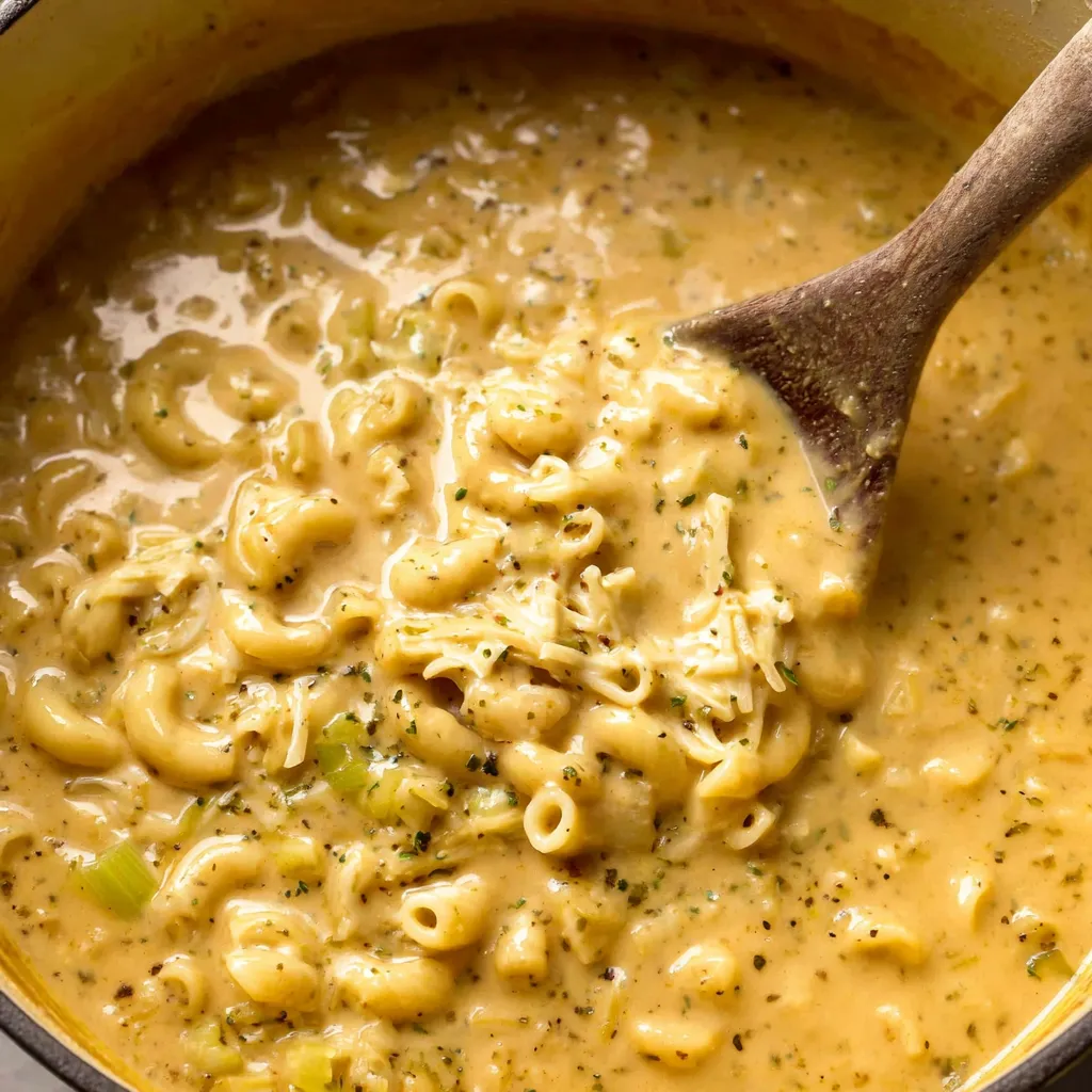 Creamy Mac and Cheese Soup