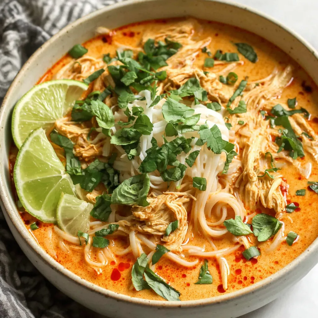 Easy Thai Chicken Curry Soup