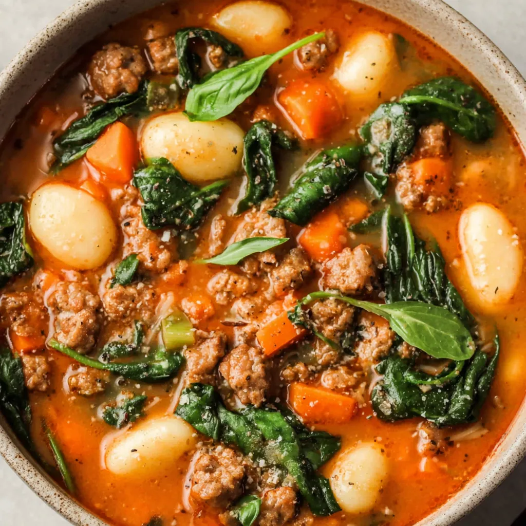 Sausage Gnocchi Soup