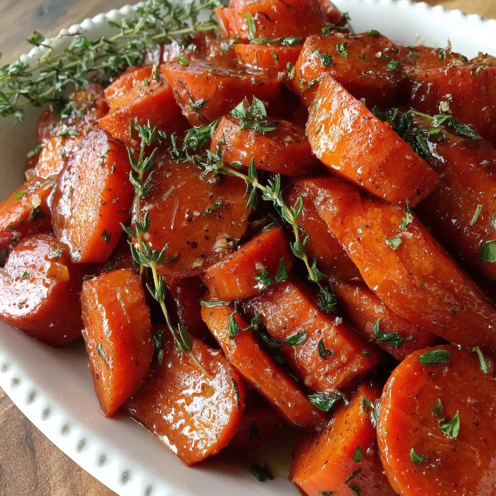 Slow Cooker Glazed Carrots