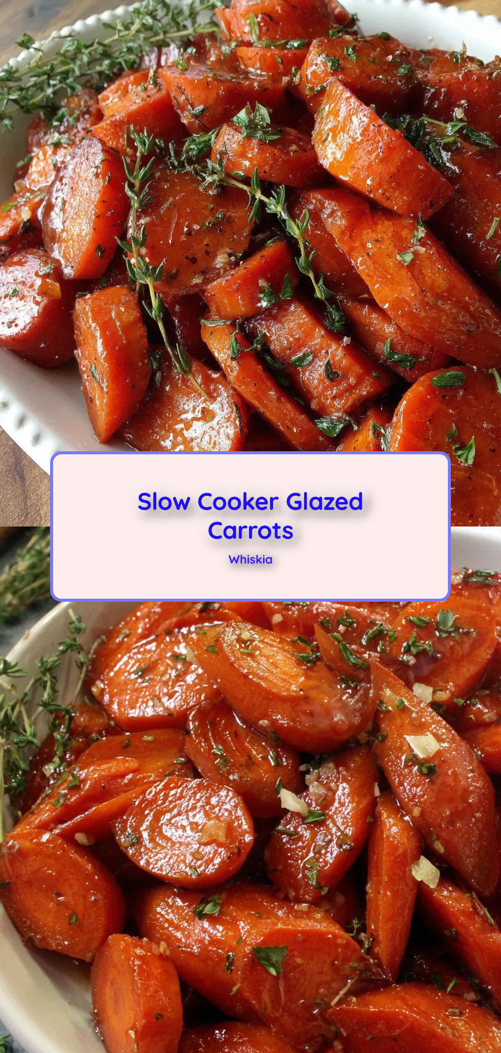 Slow Cooker Glazed Carrots - Easy Holiday Side