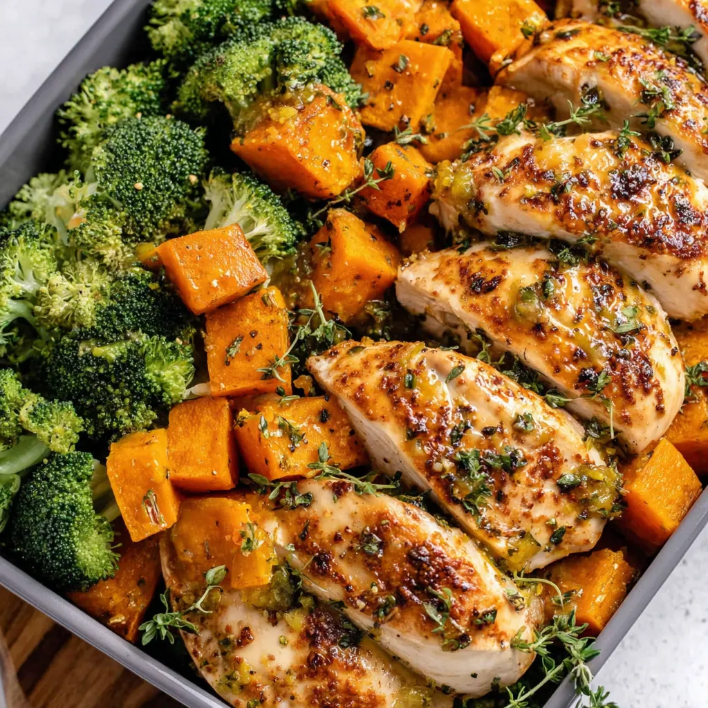 Sheet Pan Honey Dijon Chicken