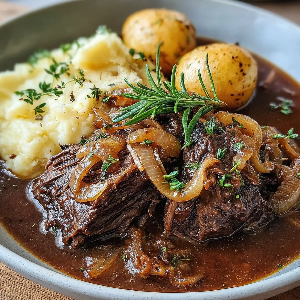 Savory French Onion Pot Roast