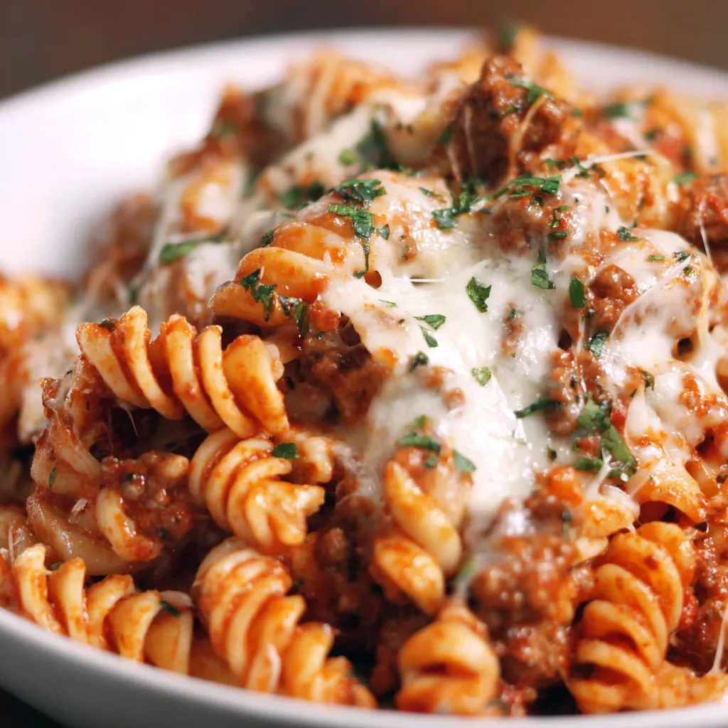 Cheesy Rotini Pasta Bake