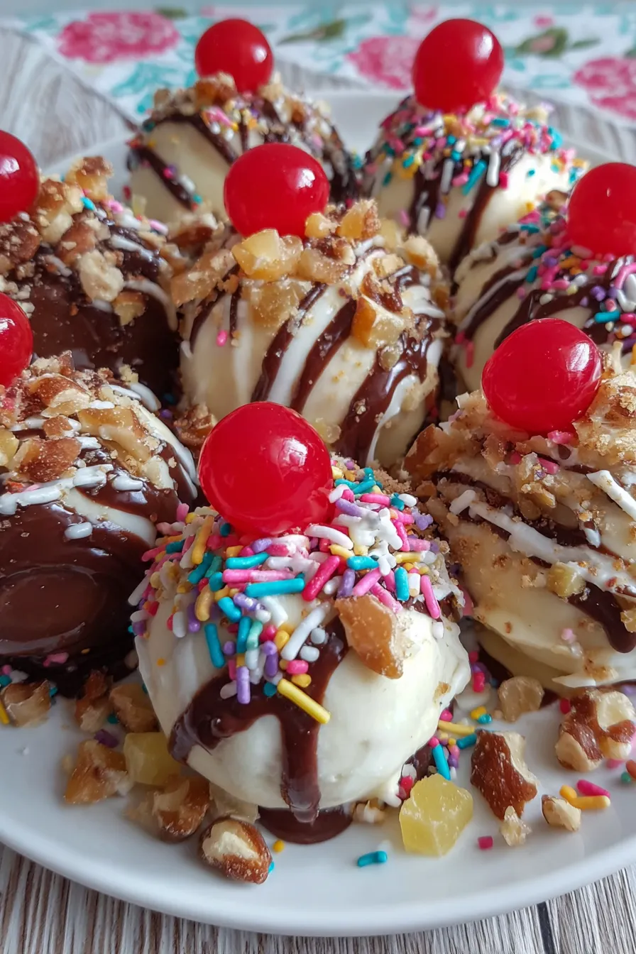 White-coated banana truffles on parchment