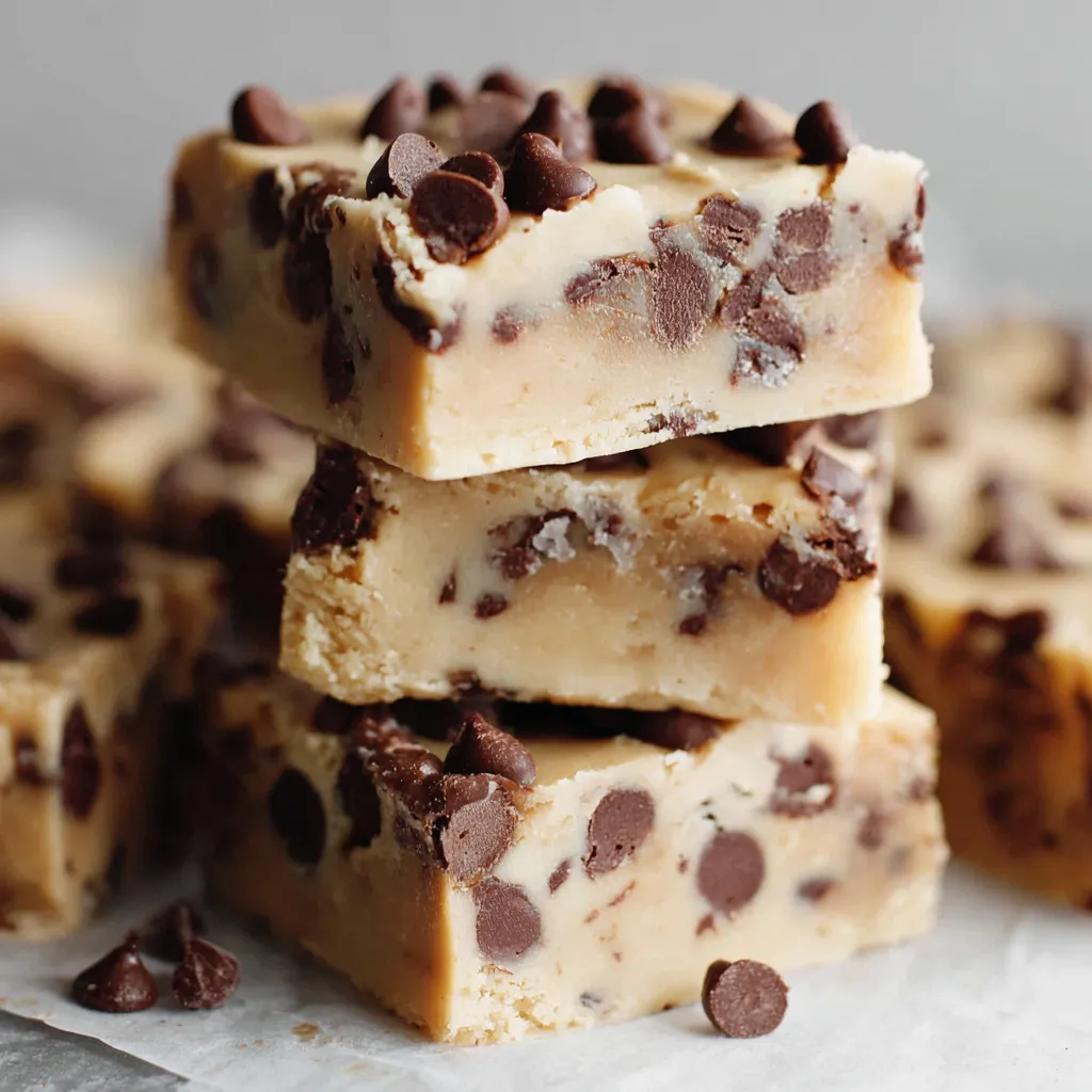 Chocolate Chip Cookie Dough Bars