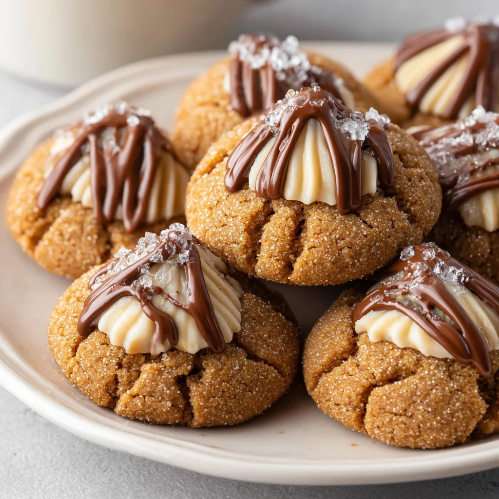 Gingerbread Kiss Cookies