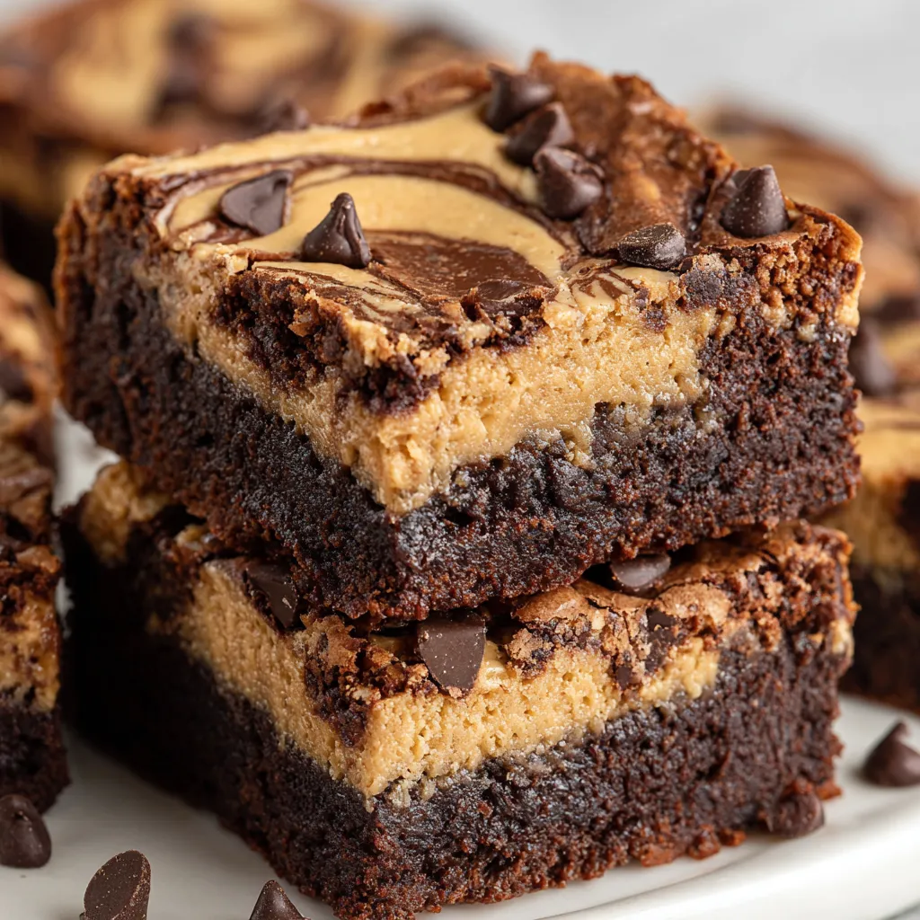 Peanut Butter Brownies
