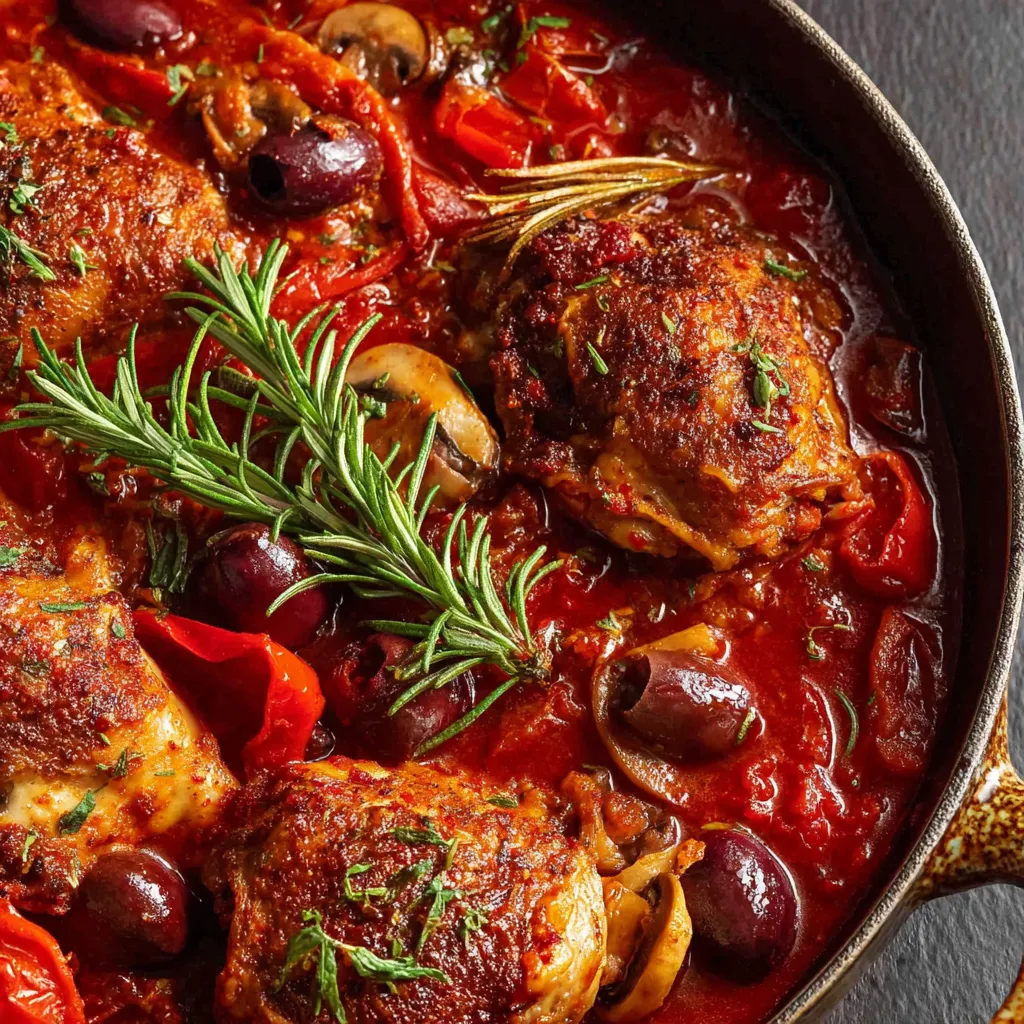 Classic Chicken Cacciatore