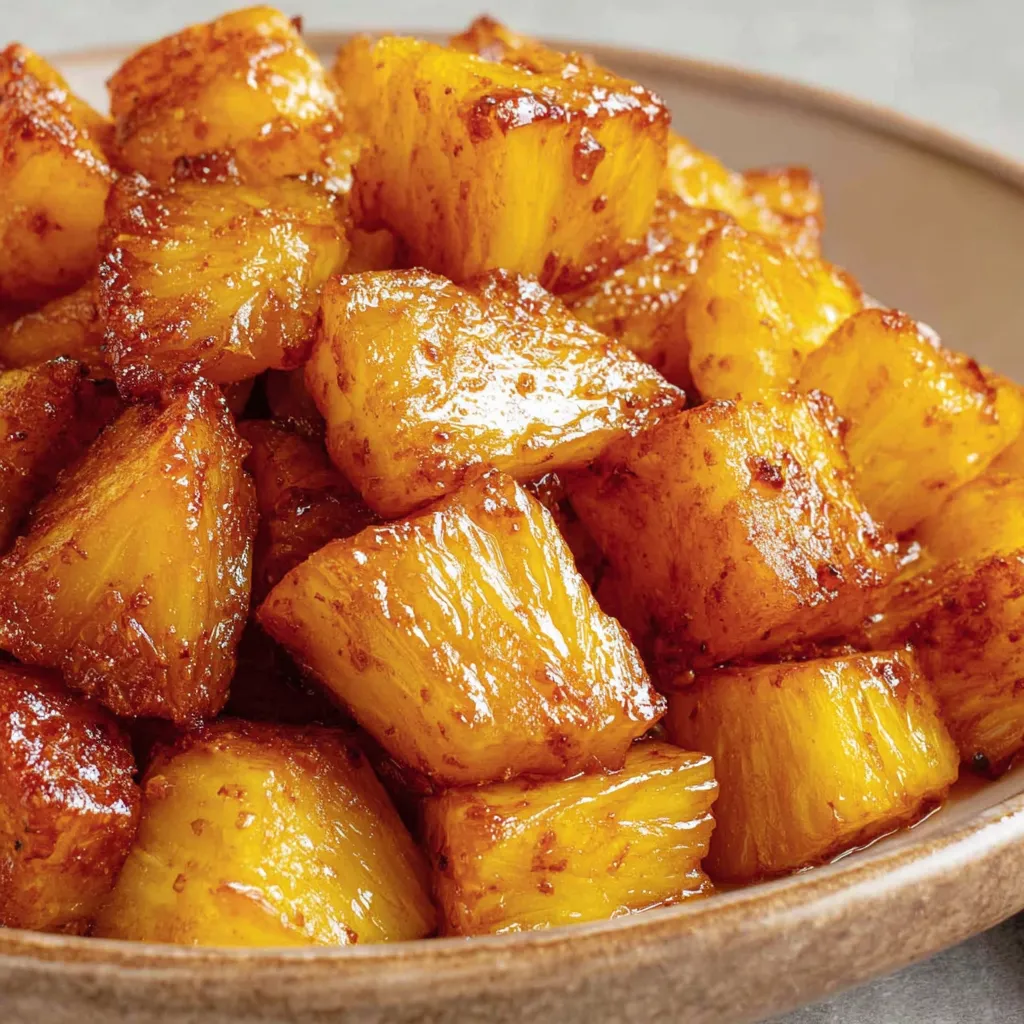 Air Fryer Caramelized Pineapple