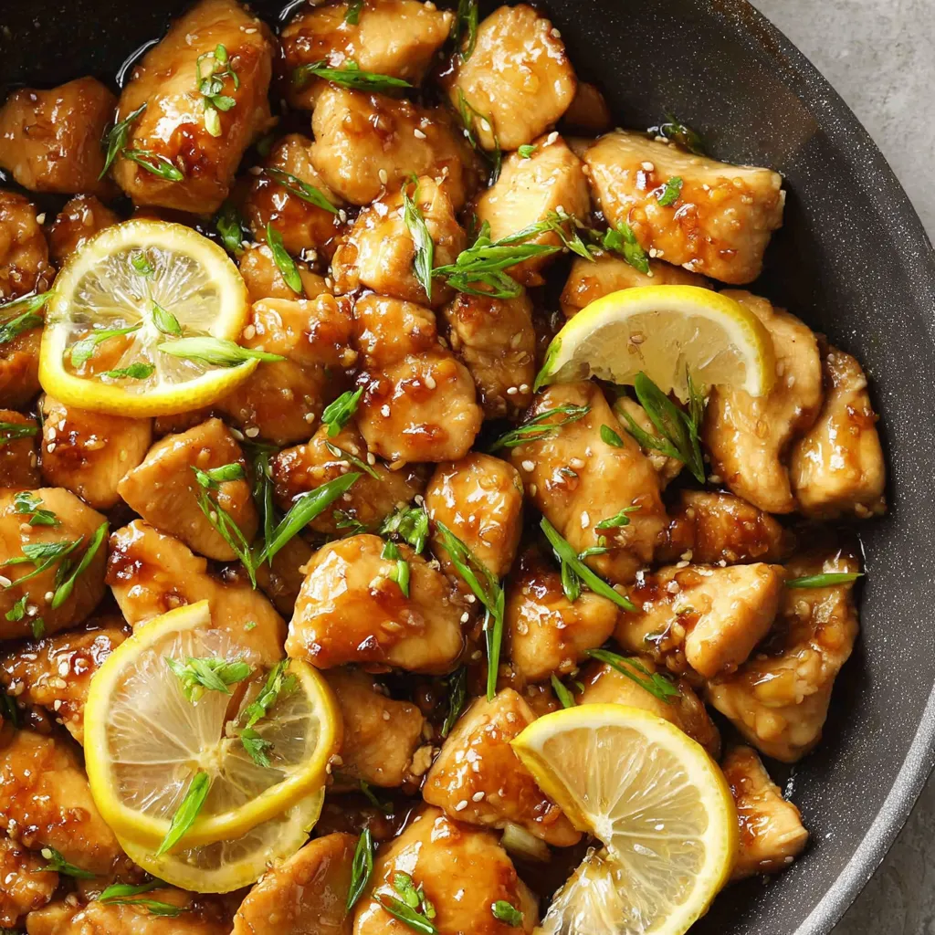 Chinese Style Lemon Chicken