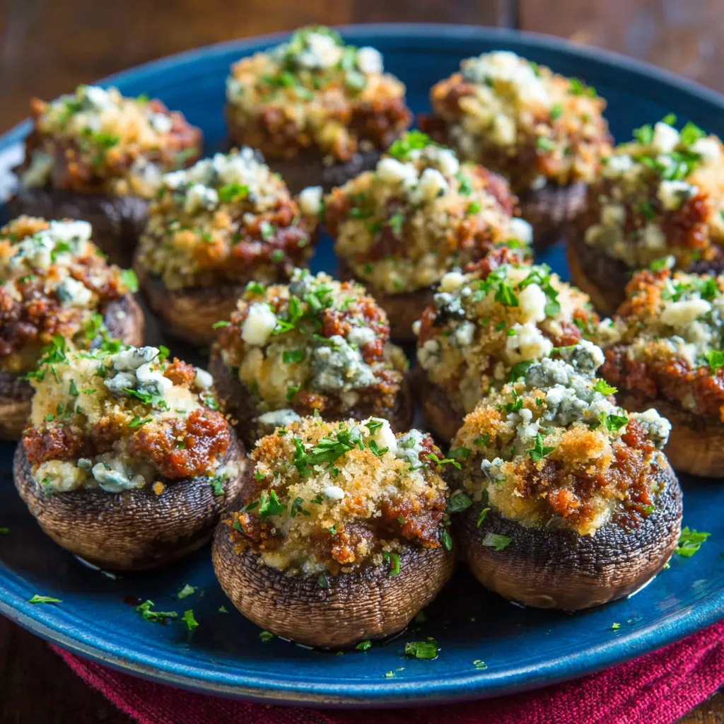 Sausage Stuffed Mushrooms