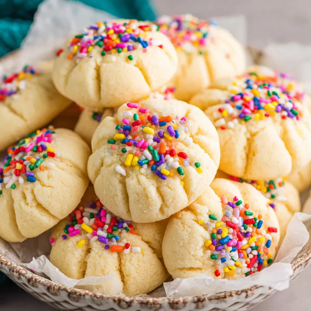 Whipped Shortbread Cookies