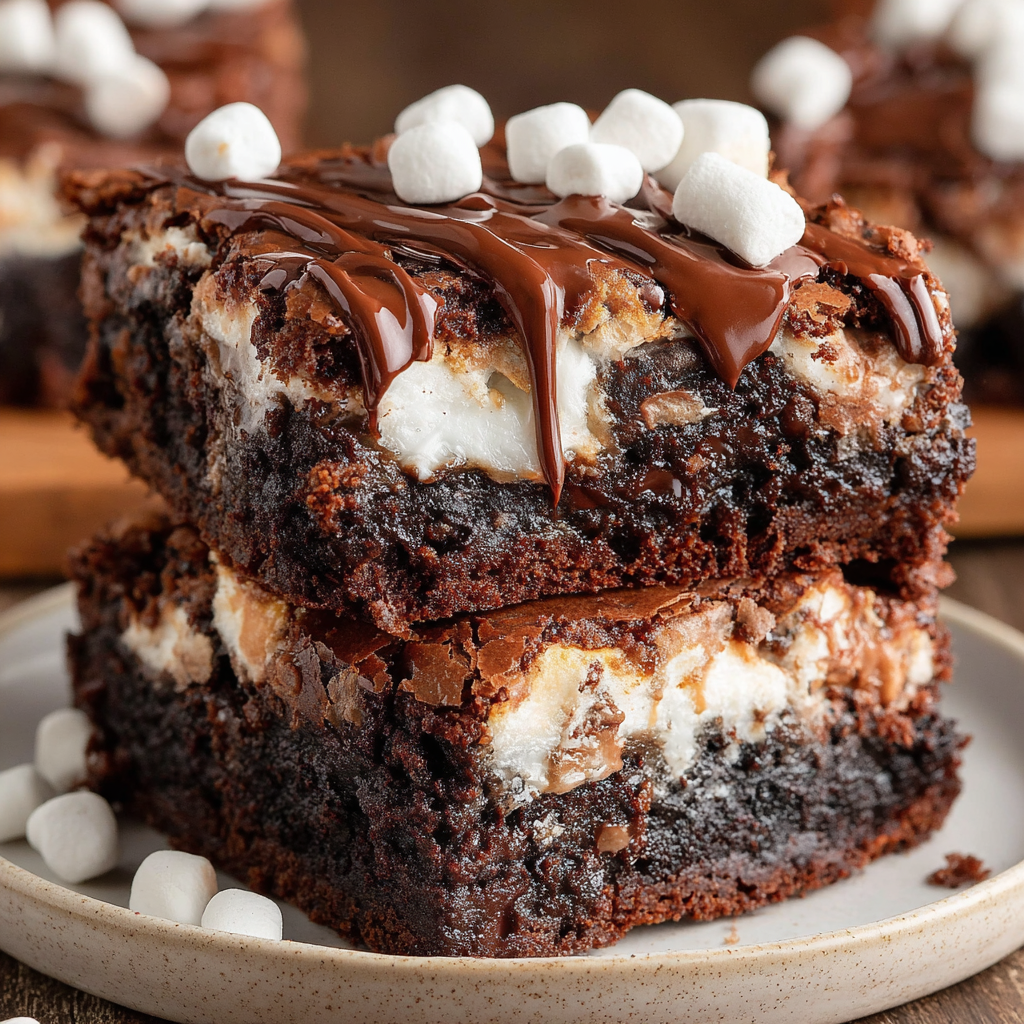 Chocolate Chunk Marshmallow Brownies