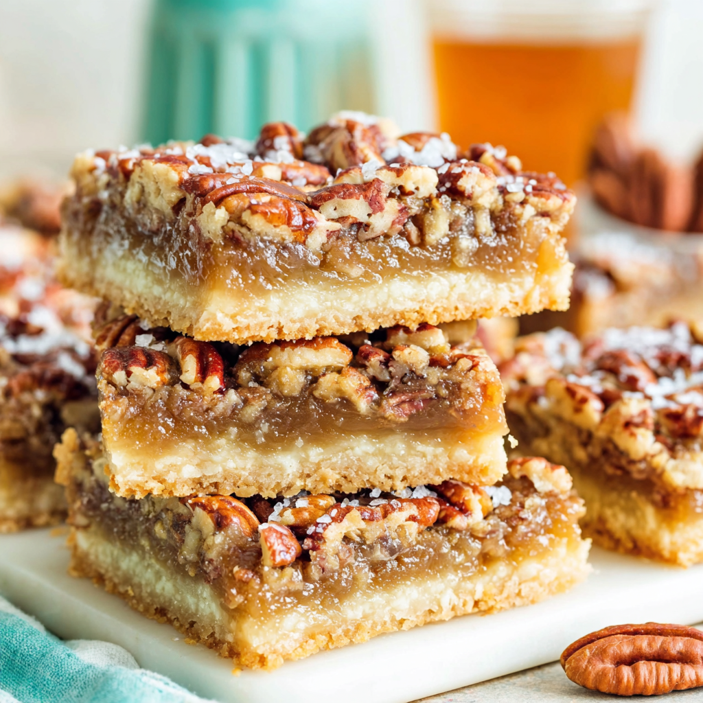 Buttery Pecan Pie Bars