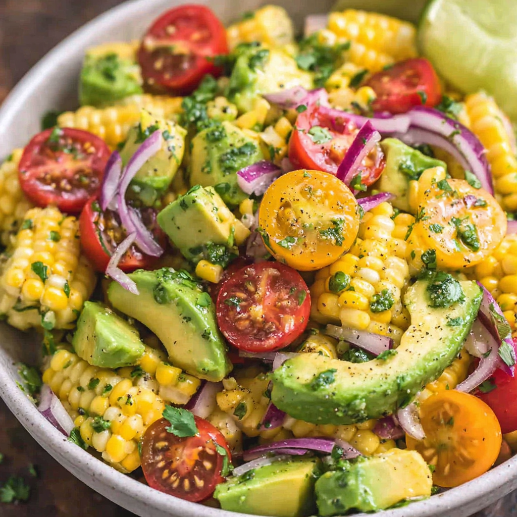 Zesty Avocado Corn Salad