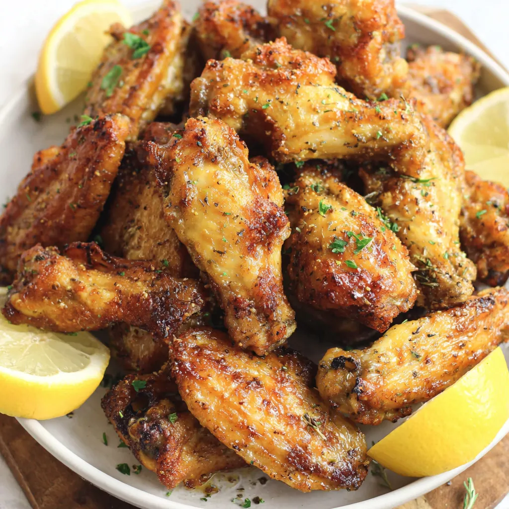 Crispy Lemon Pepper Wings