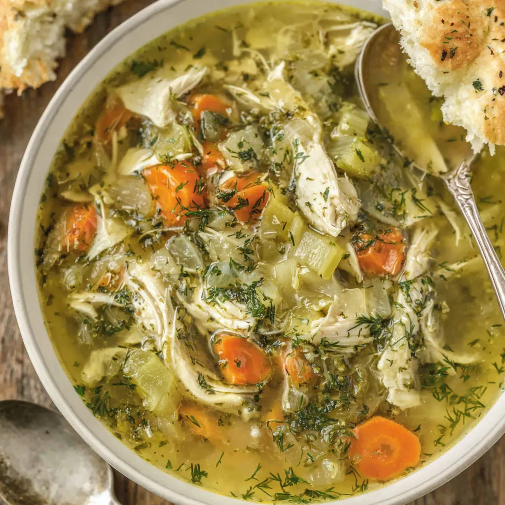 Classic Roast Chicken Soup
