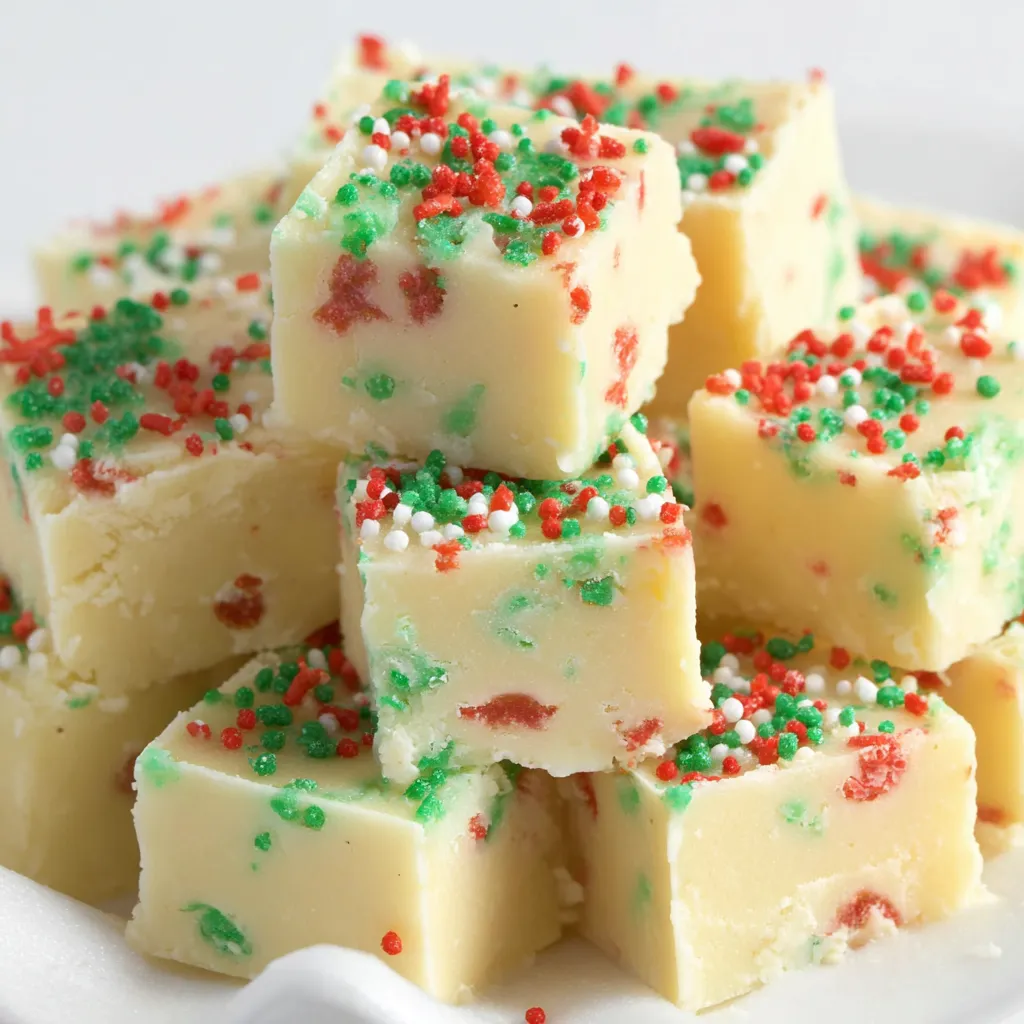 Christmas Sugar Cookie Fudge