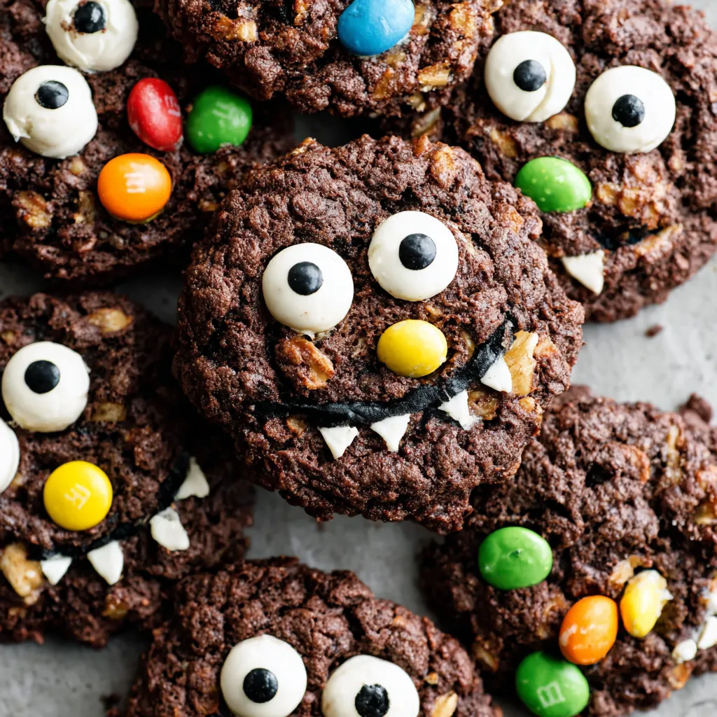 Chocolate Monster Cookies