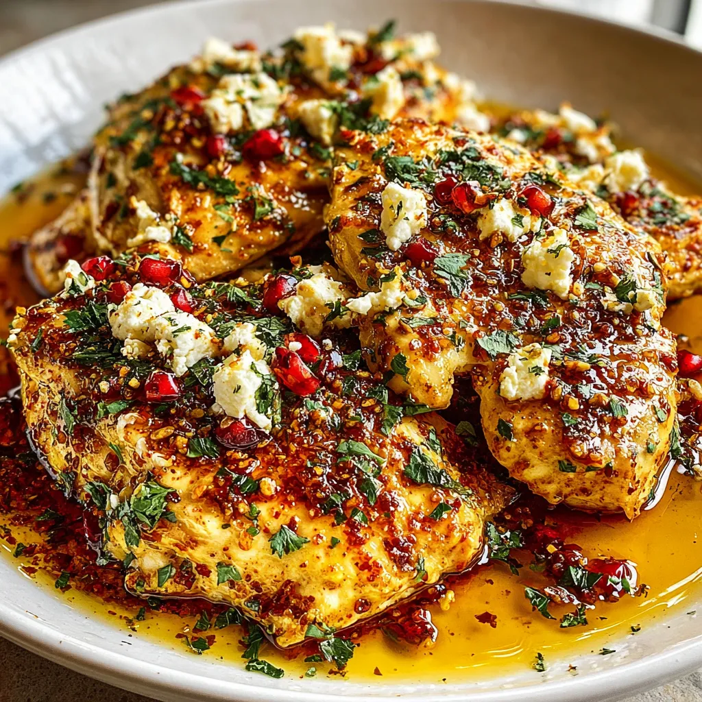 Hot Honey Feta Chicken
