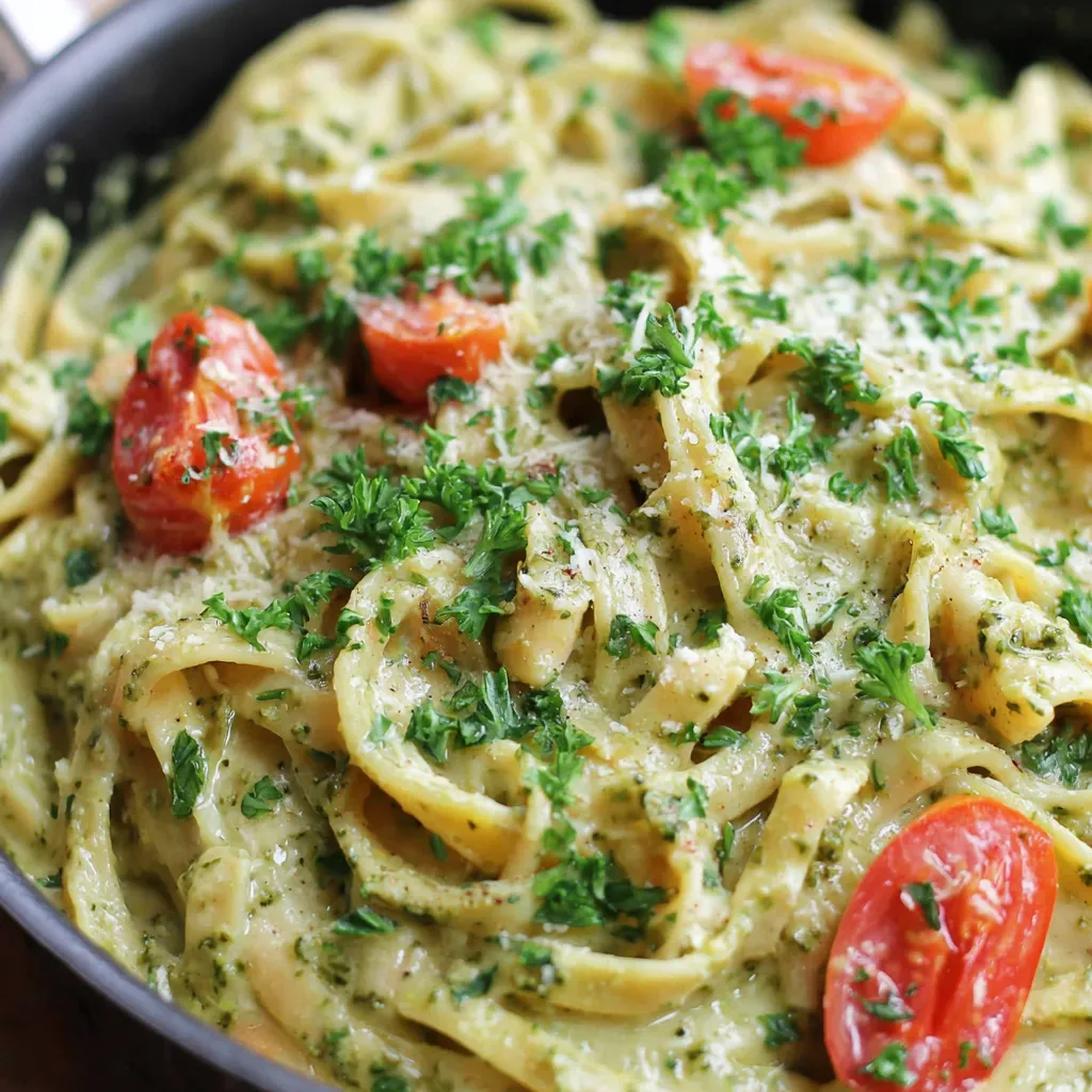 Creamy Pesto Pasta Quick