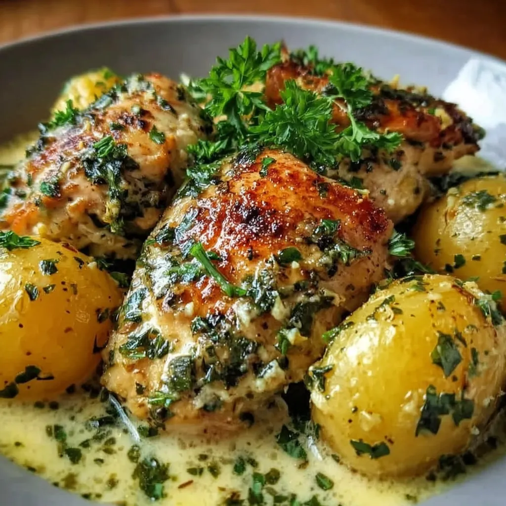 Irresistible Garlic Parmesan Crockpot Chicken