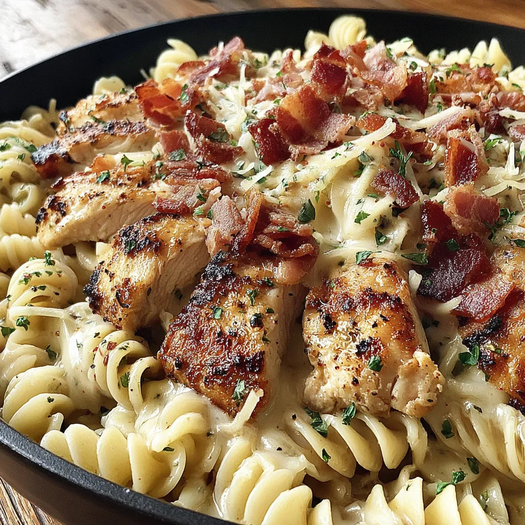 Chicken Bacon Ranch Pasta