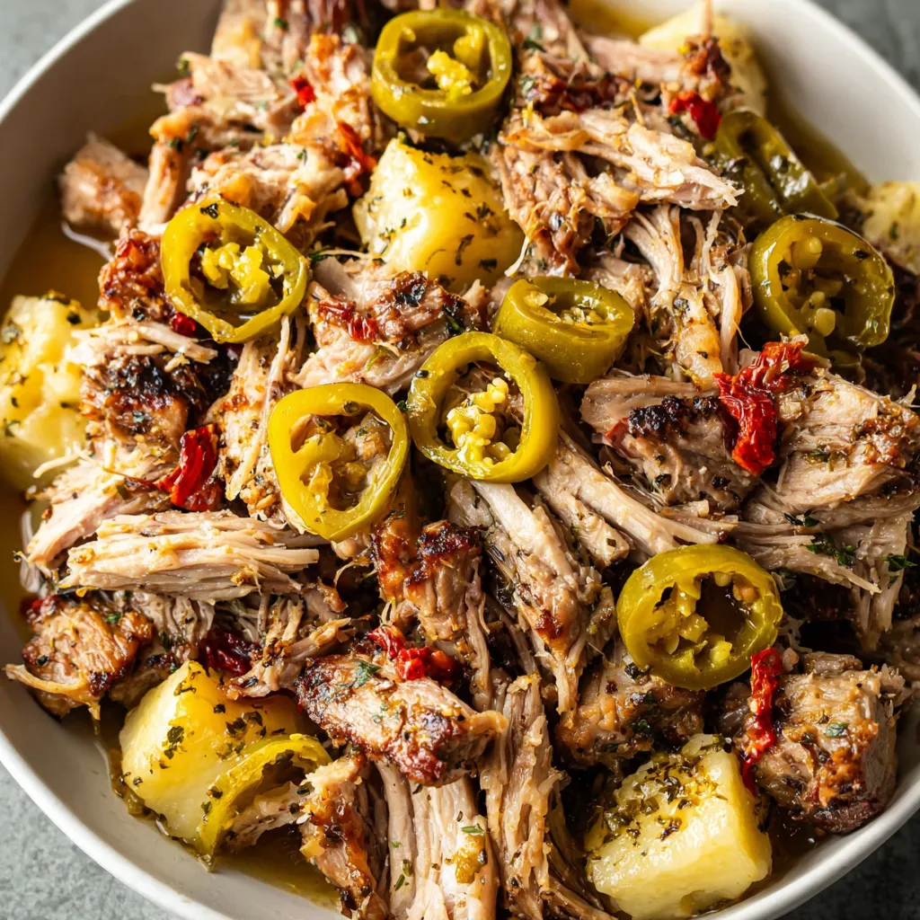 Slow Cooker Mississippi Pork Roast