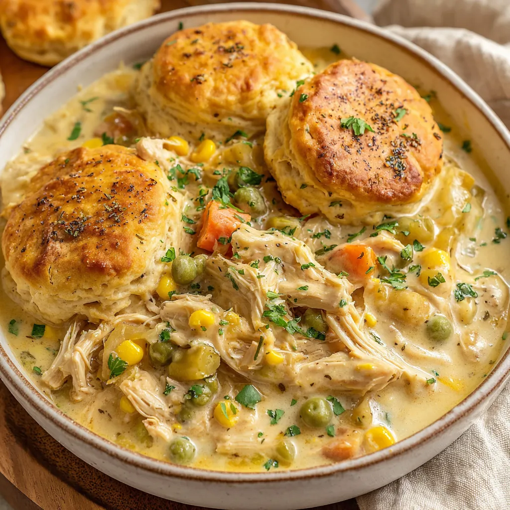 Crock Pot Chicken Pot Pie