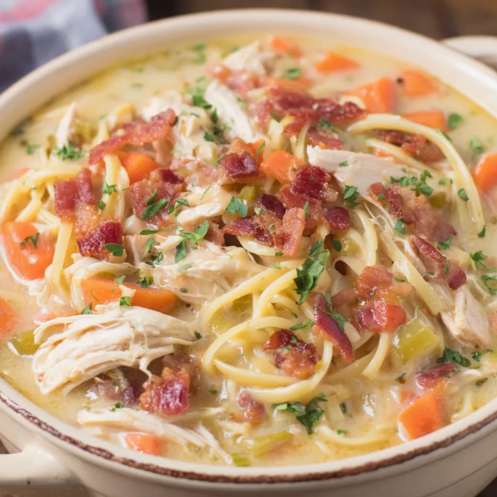 Crack Chicken Noodle Soup