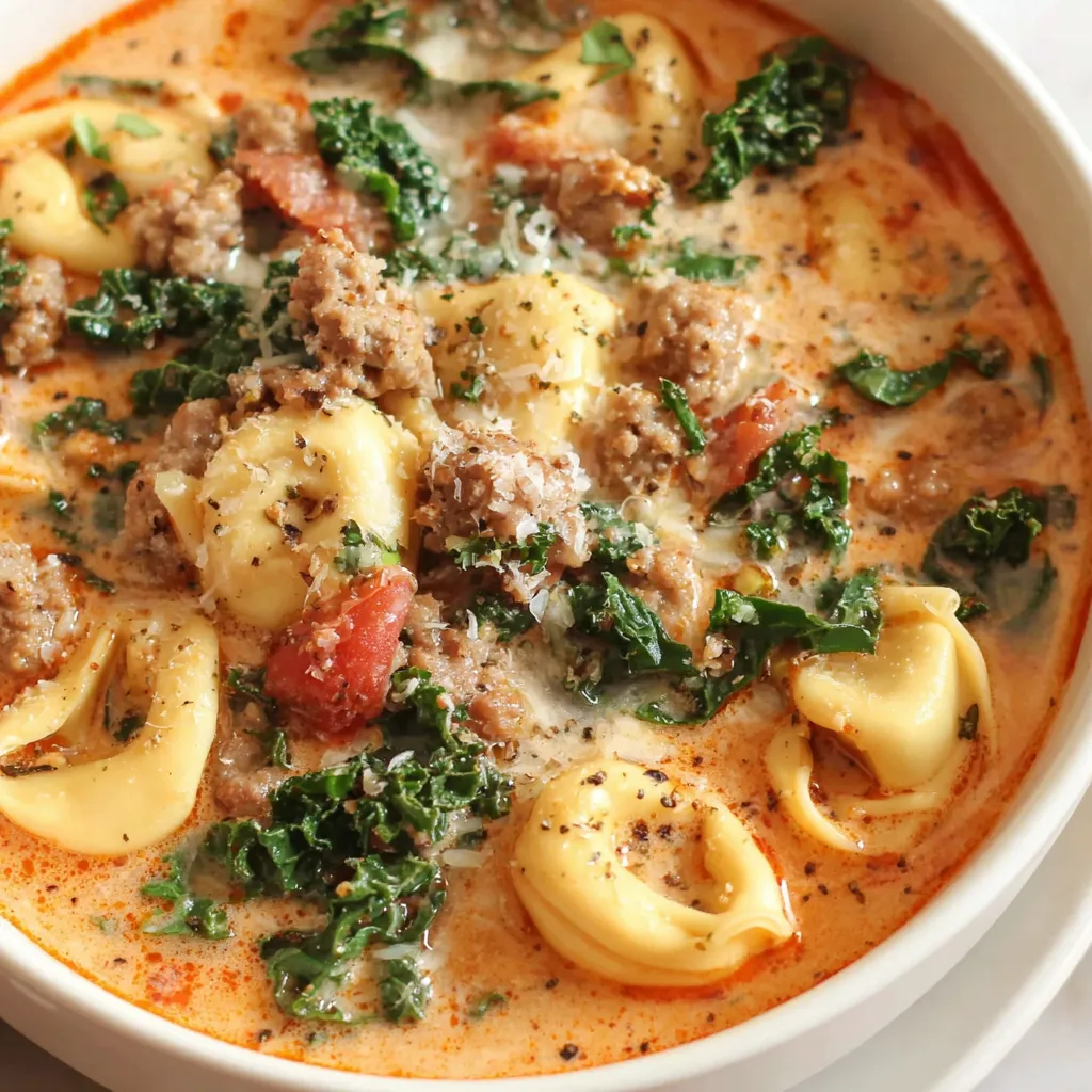 Creamy Tortellini Soup