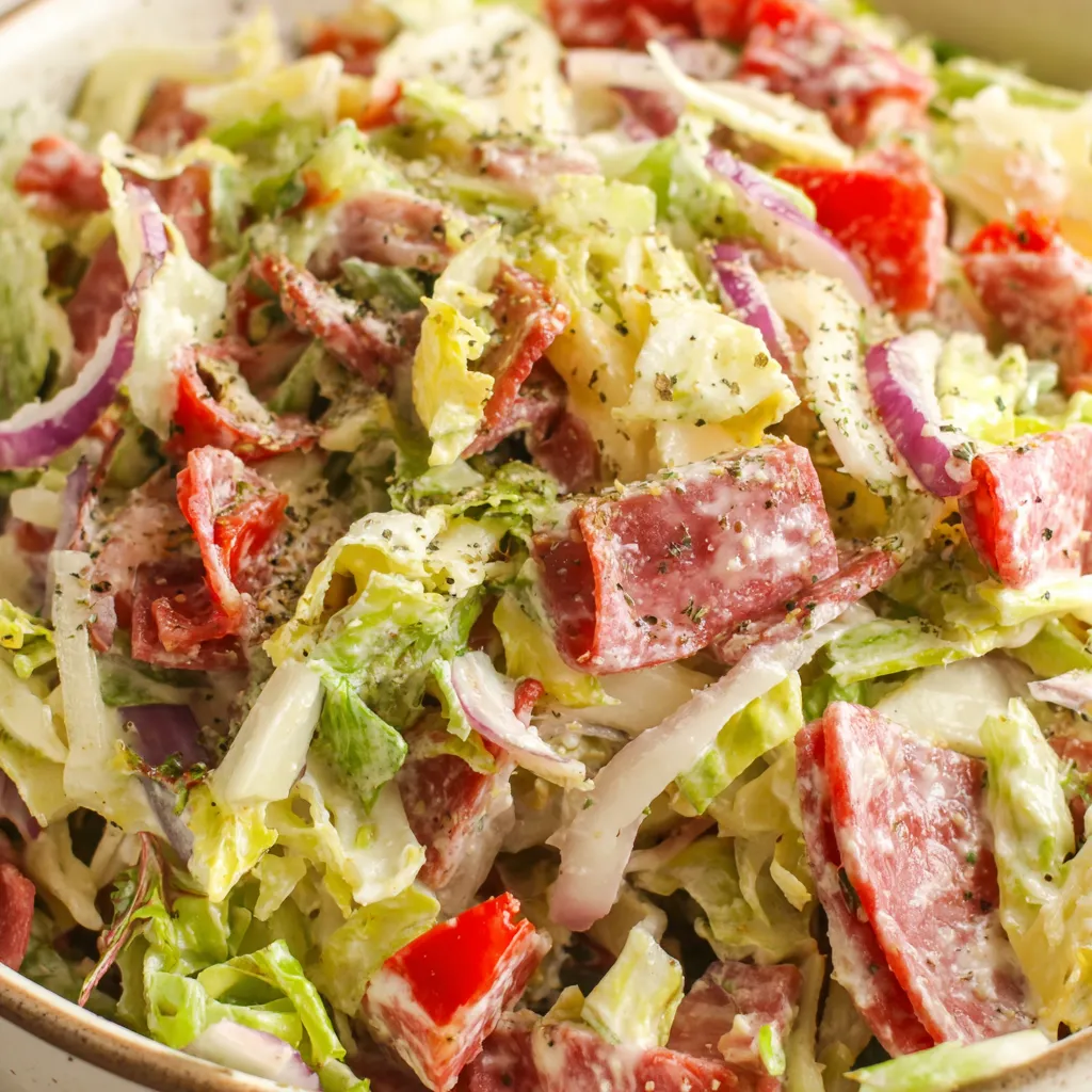 Italian Grinder Salad (Chopped Sub Salad)