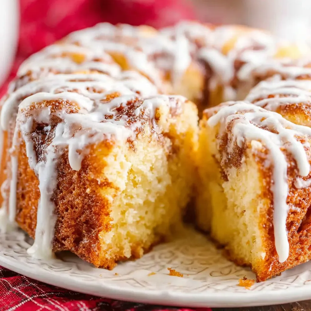 Cinnamon Roll Cake