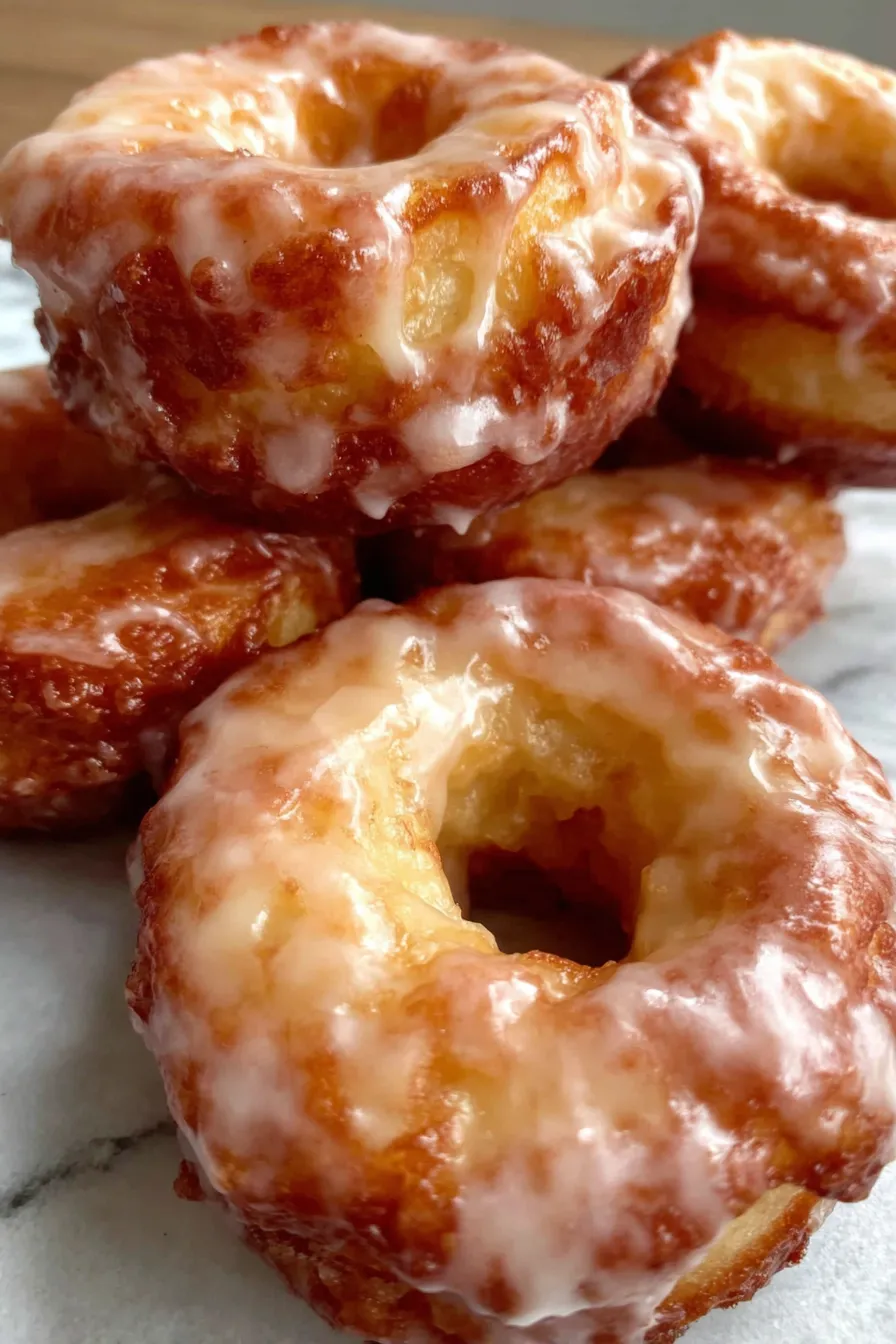 Donuts arranged on a serving board with a cup of coffee