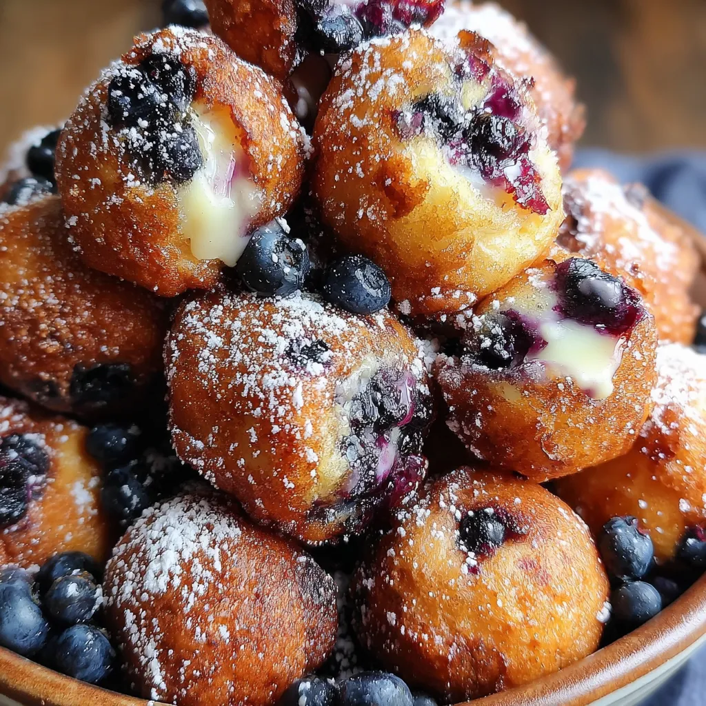 Baked Blueberry Fritter Bites