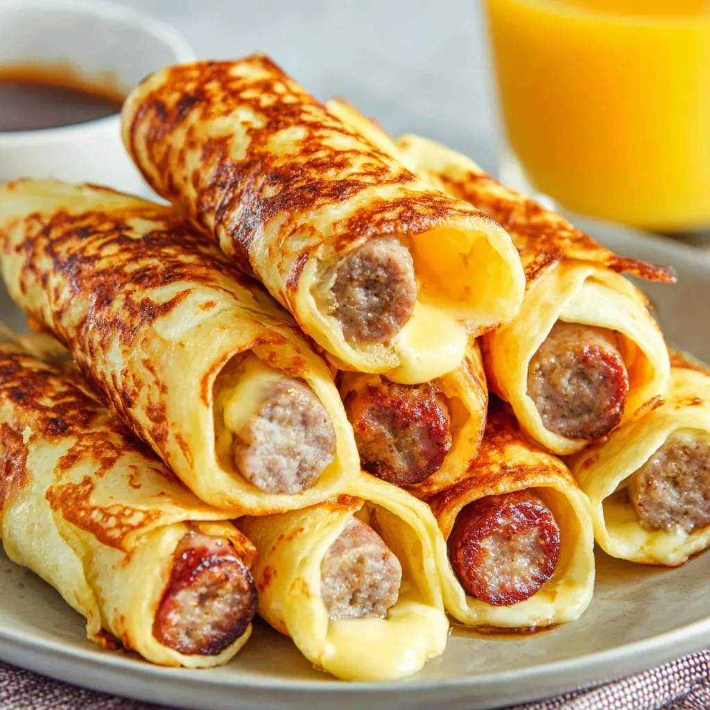 Breakfast Pigs in a Blanket