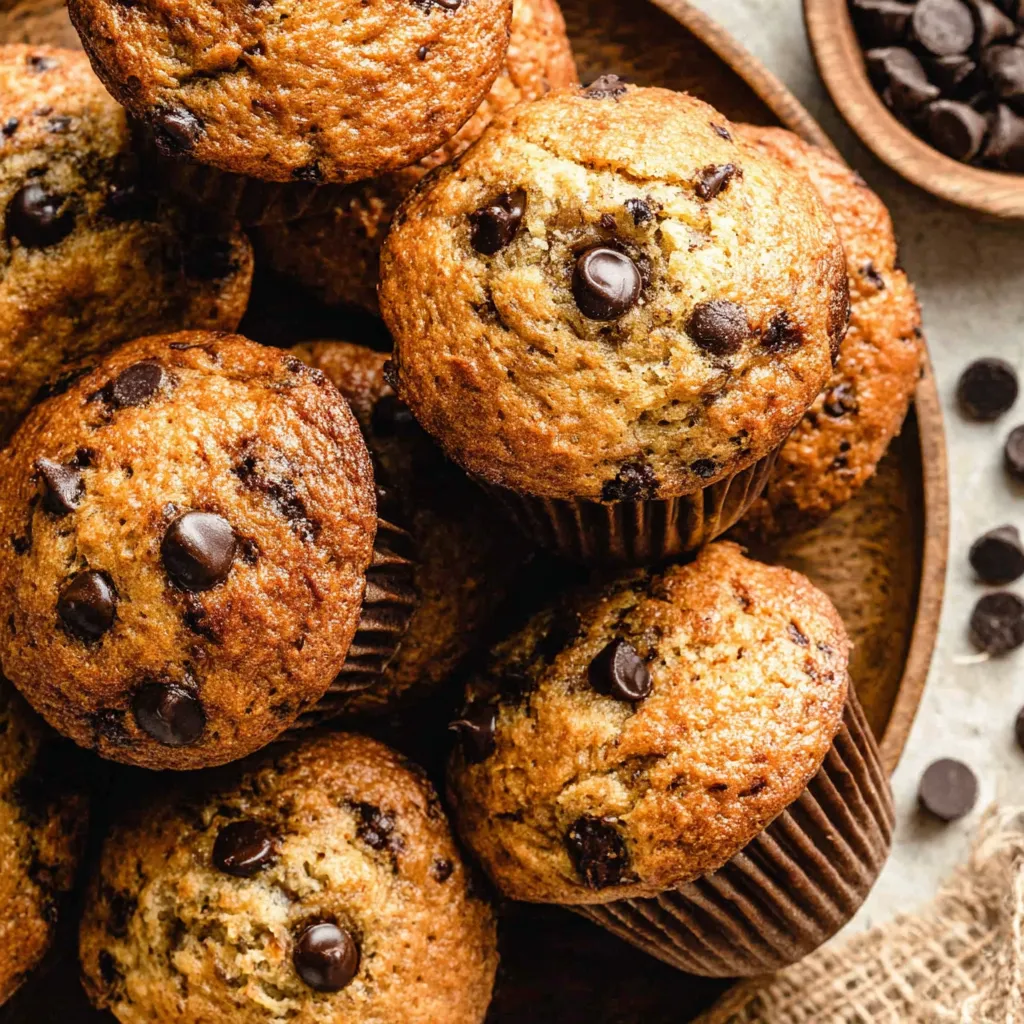 Banana Chocolate Chip Muffins