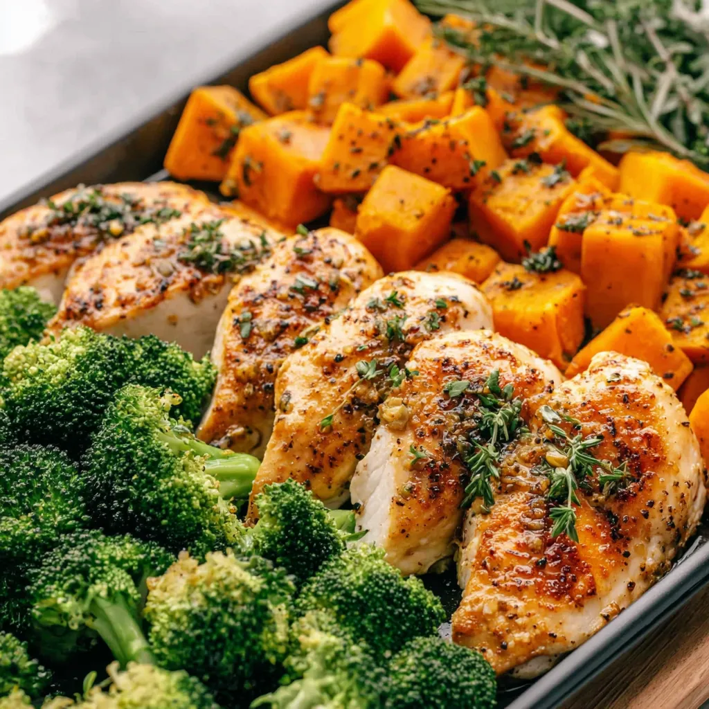 Sheet Pan Honey Dijon Chicken