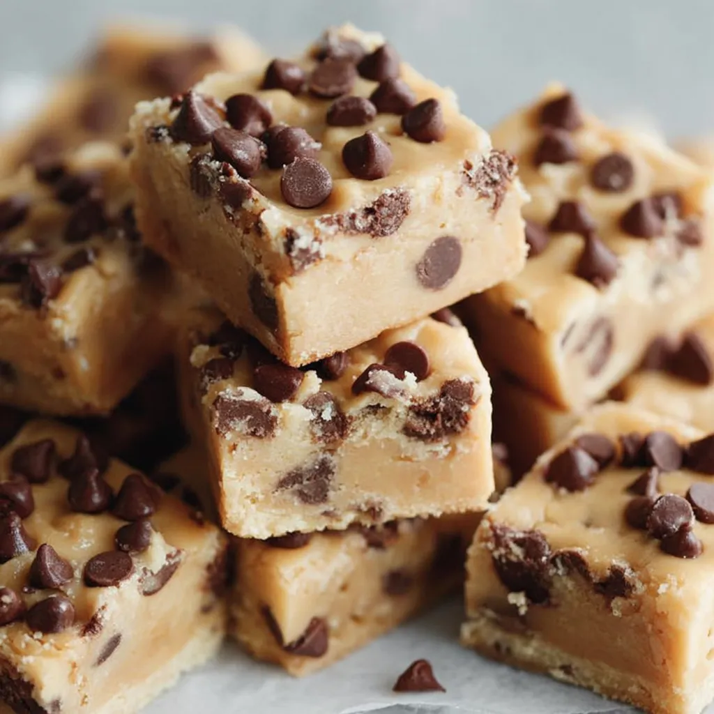 Chocolate Chip Cookie Dough Bars