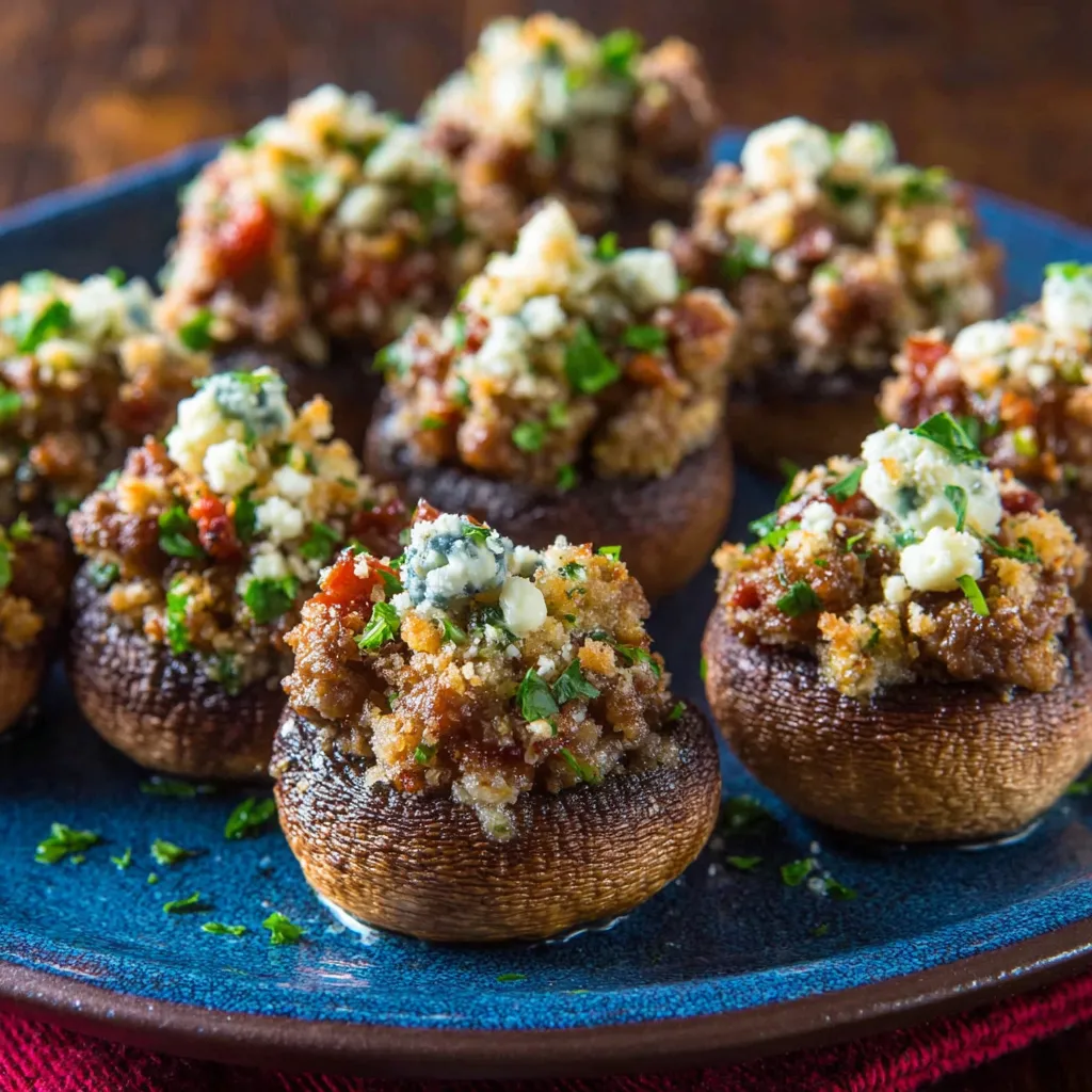 Sausage Stuffed Mushrooms