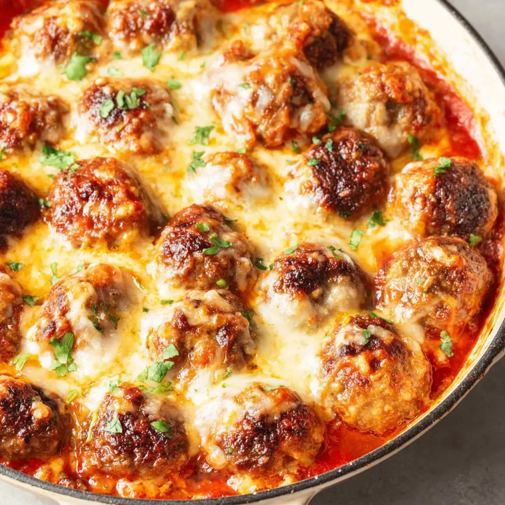 Easiest Baked Meatballs